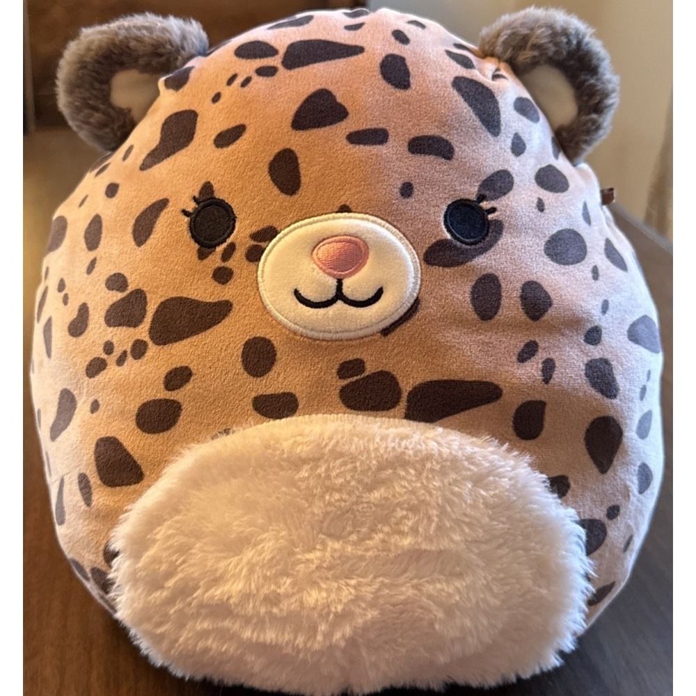 Squishmallows KEI THE CHEETAH Plush Tan Soft 12" Stuffed Animal Toy
